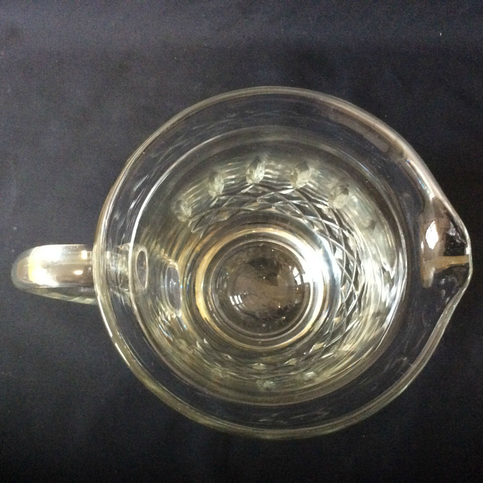 Anonymous cut crystal pitcher