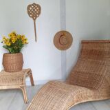 Carl Ojerstam rattan lounge chair
