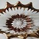 Empty pocket/Decorative cup/Centerpiece. Brand / Royal Crystal of Bayel. Gold 18 c
