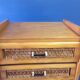 Vintage rattan semainier