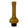 Scandinavian vase in opaque yellow glass, 1960s, vintage
