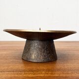 Brutalist Bronze Candle Holder Mid-Century, 1960s