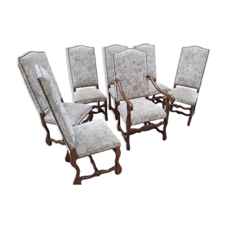 Louis XIII style armchairs