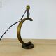 Sculptural brass lamp modernist style 50s