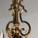 Carved and Gilded Wood Chandelier, 18 Arms of Light, Italy Circa 1880