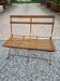 Iron garden bench