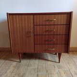 Commode scandinave pied compas
