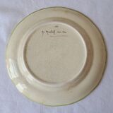 4 medium Moustiers Longchamp plates. Hand-painted by Al.Markoff.