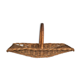 Rectangular wicker basket