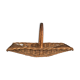 Rectangular wicker basket