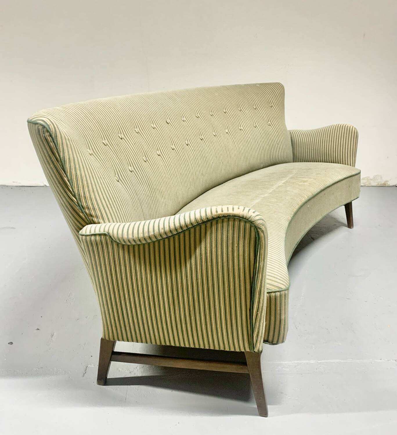 Danish Boomerang Sofa 1940s by Hvidt