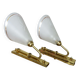Paire de grandes appliques art deco 1930