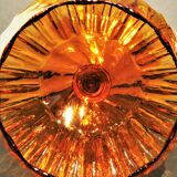 Large orange Bohemian crystal candy maker