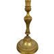 Louis XVI period candlestick in chiseled gilt bronze