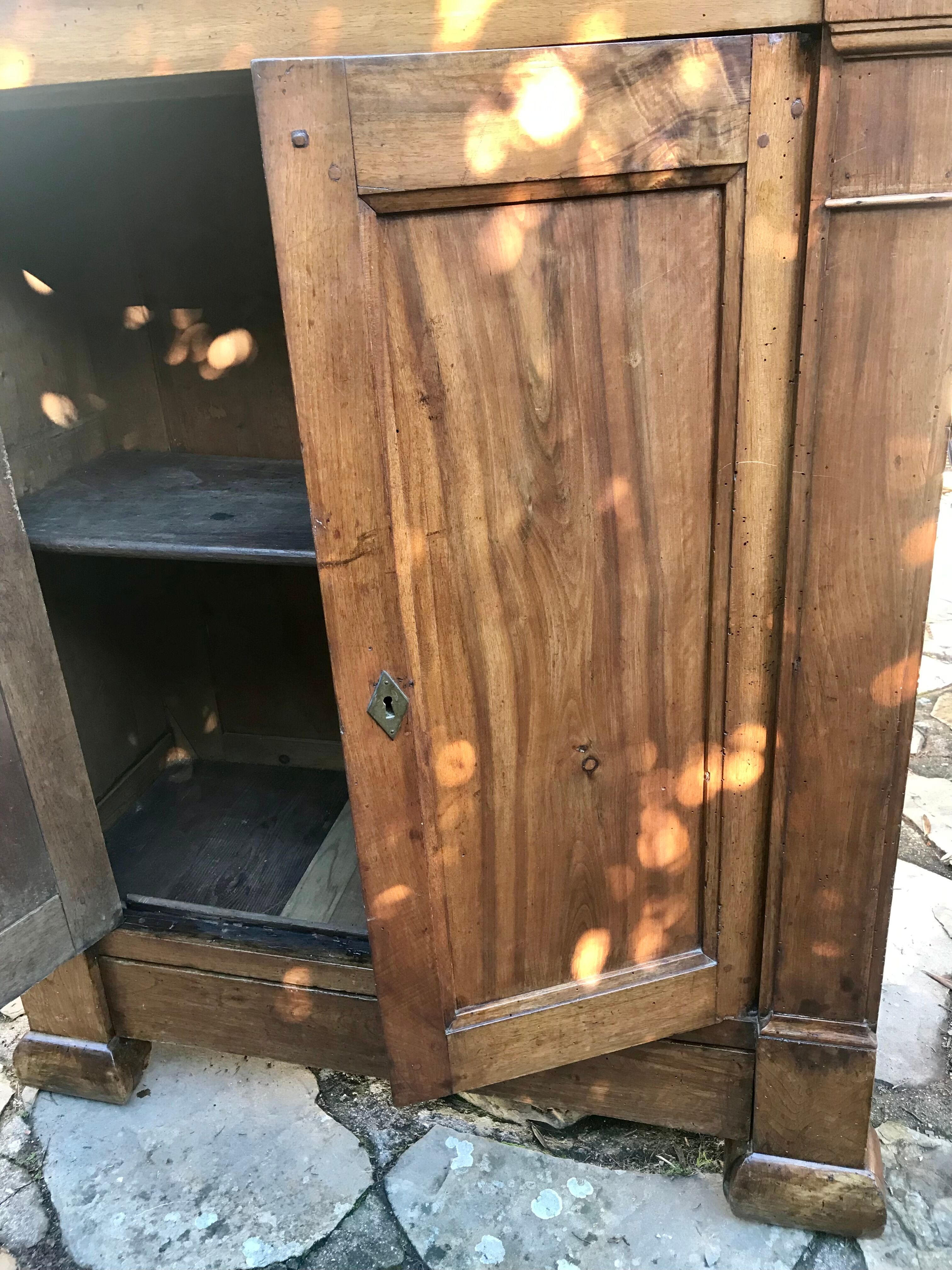 Nineteenth walnut directoire buffet