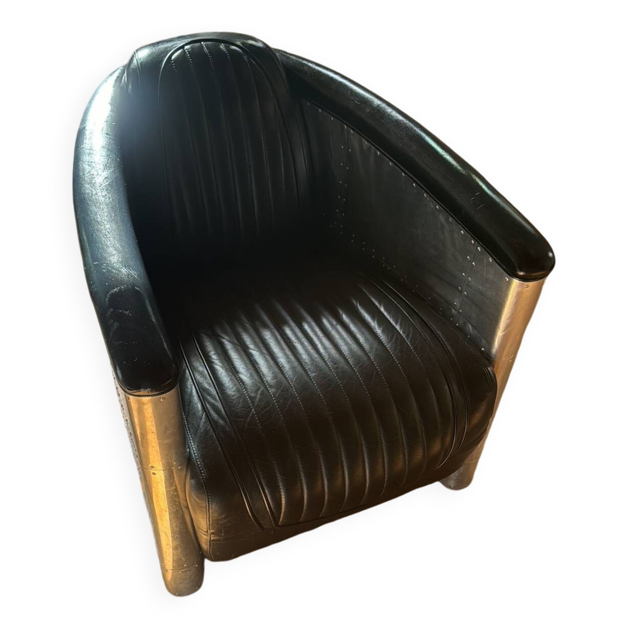 Fauteuil club aviateur