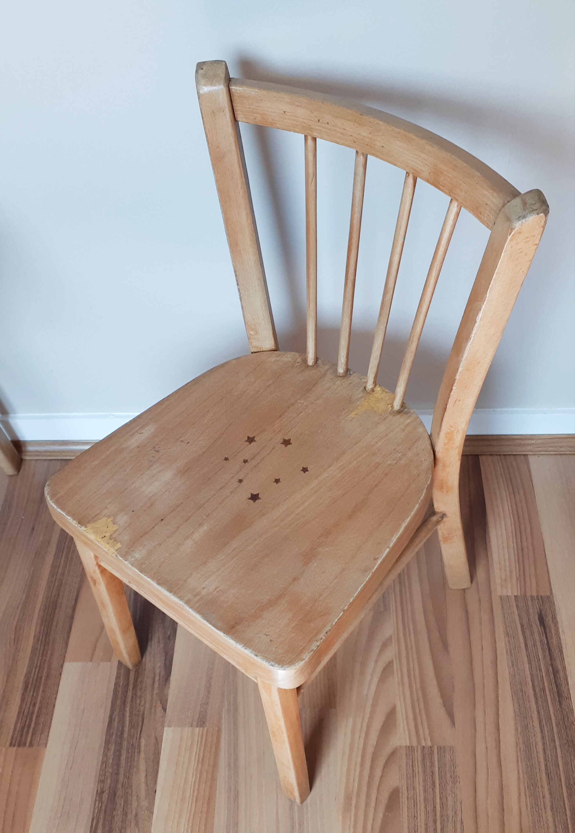 Bureau enfant bois verni Baumann