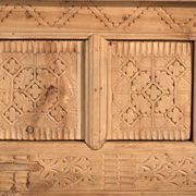 Antique carved buffet in fir wood – China, circa 1930