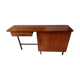 Old desk wood Scandinavian metal structure