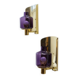 Pair of sconces wall lamp by Hans-Agne Jakobsson model V-222, Sweden