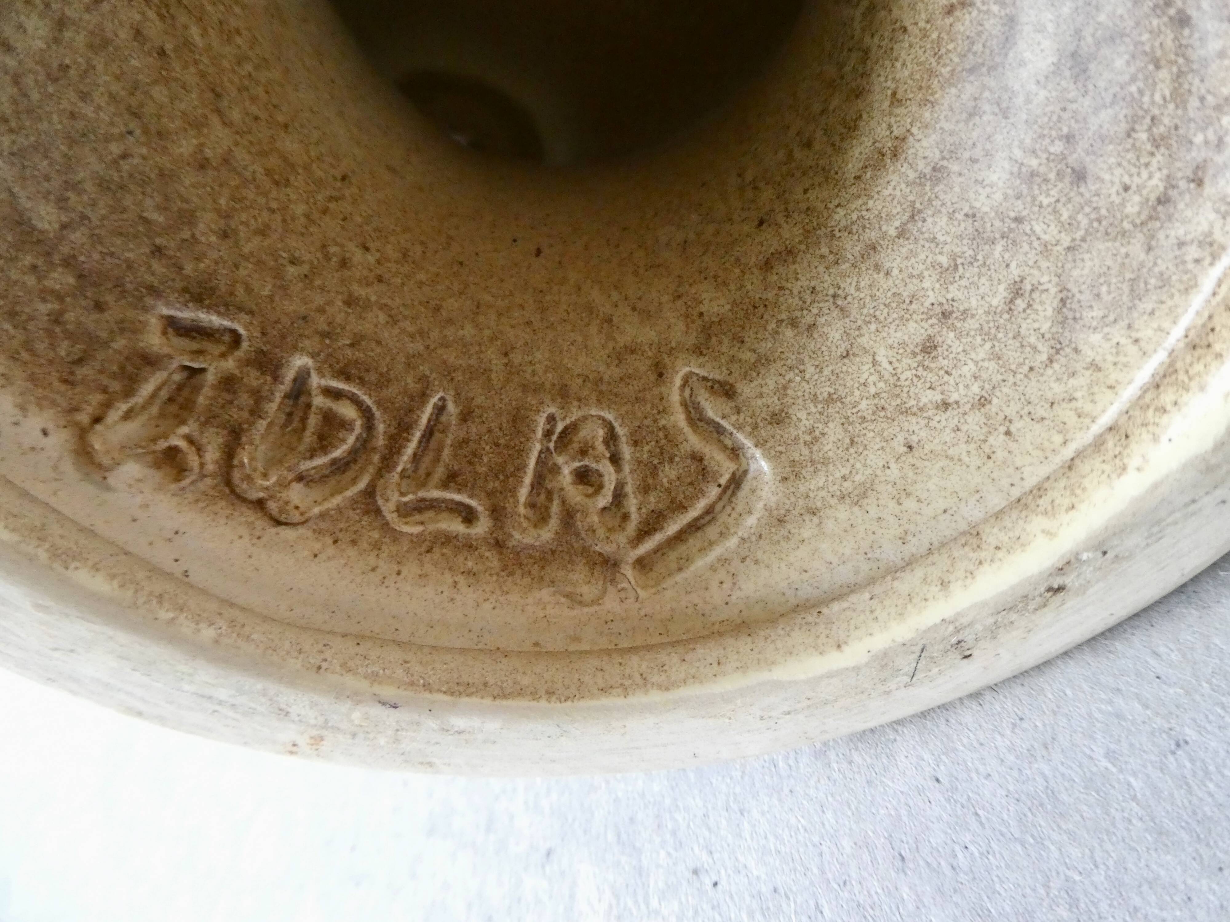 Ceramic chandelier organic form, Max Idlas, 60s