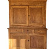 Raw solid walnut buffet