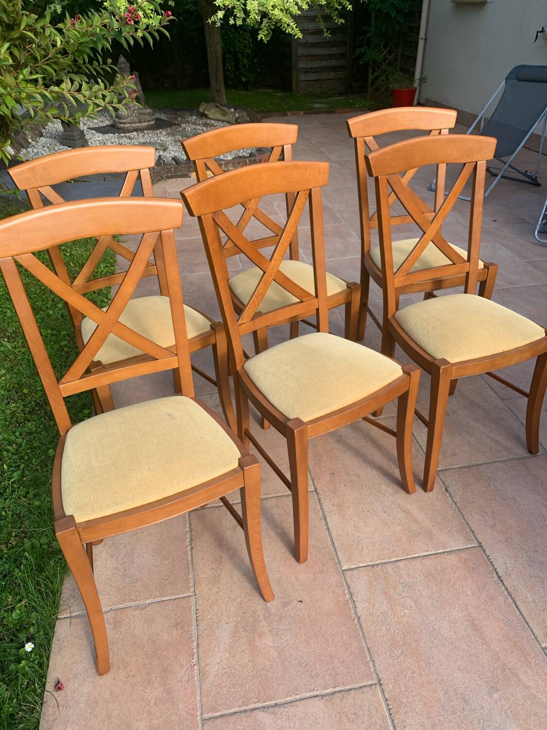 6 Louis Philippe style chairs