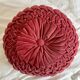 Coussin rond velours