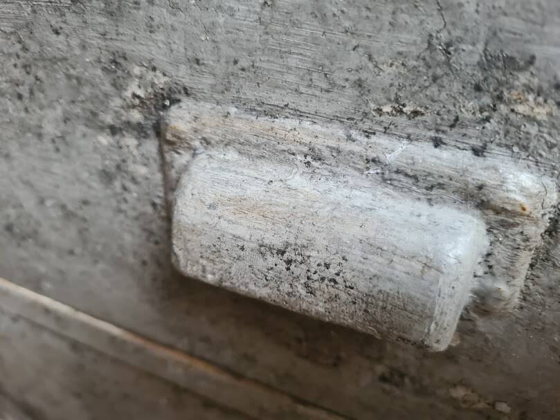 Antique chest of drawers with antique patina