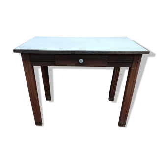 Table de ferme, 6 couverts et 1 tiroir