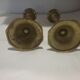2 bougeoirs en laiton