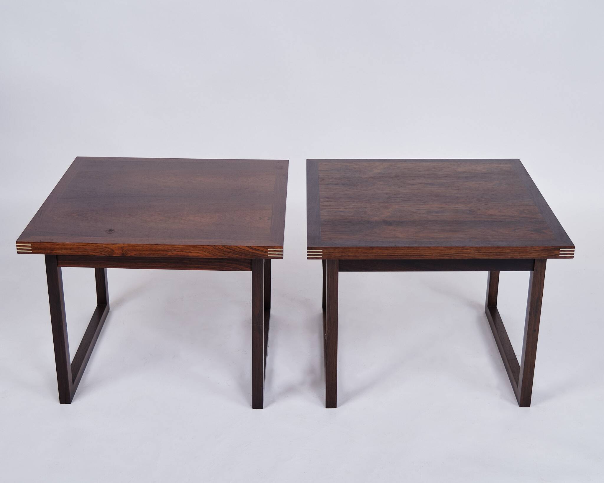 Ensemble de tables d'appoint / tables basses - palissandre - Rud Thygesen - Heltborg Furniture - 1960