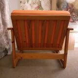 Pair of cubic armchairs