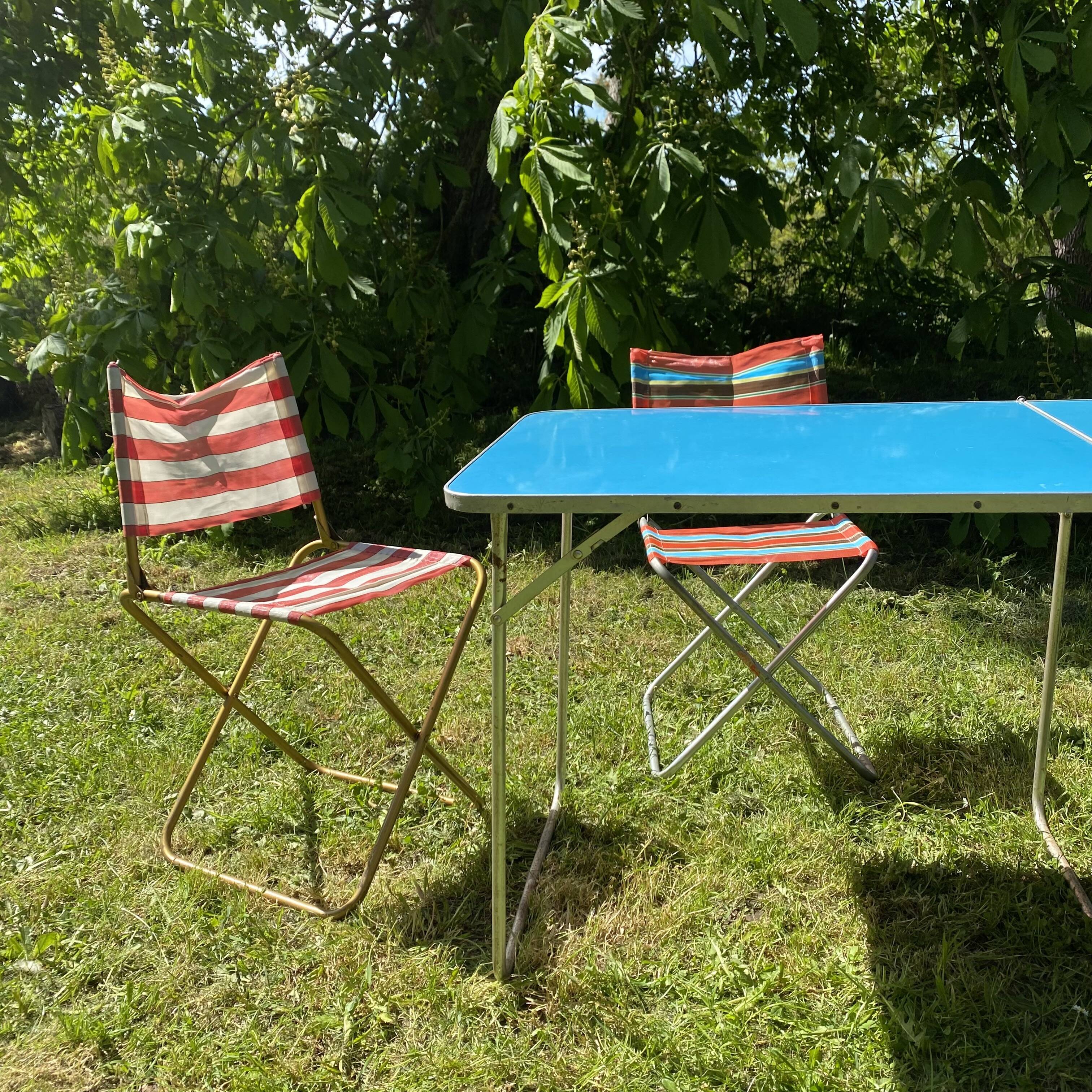 Vintage Folding Camping Chair