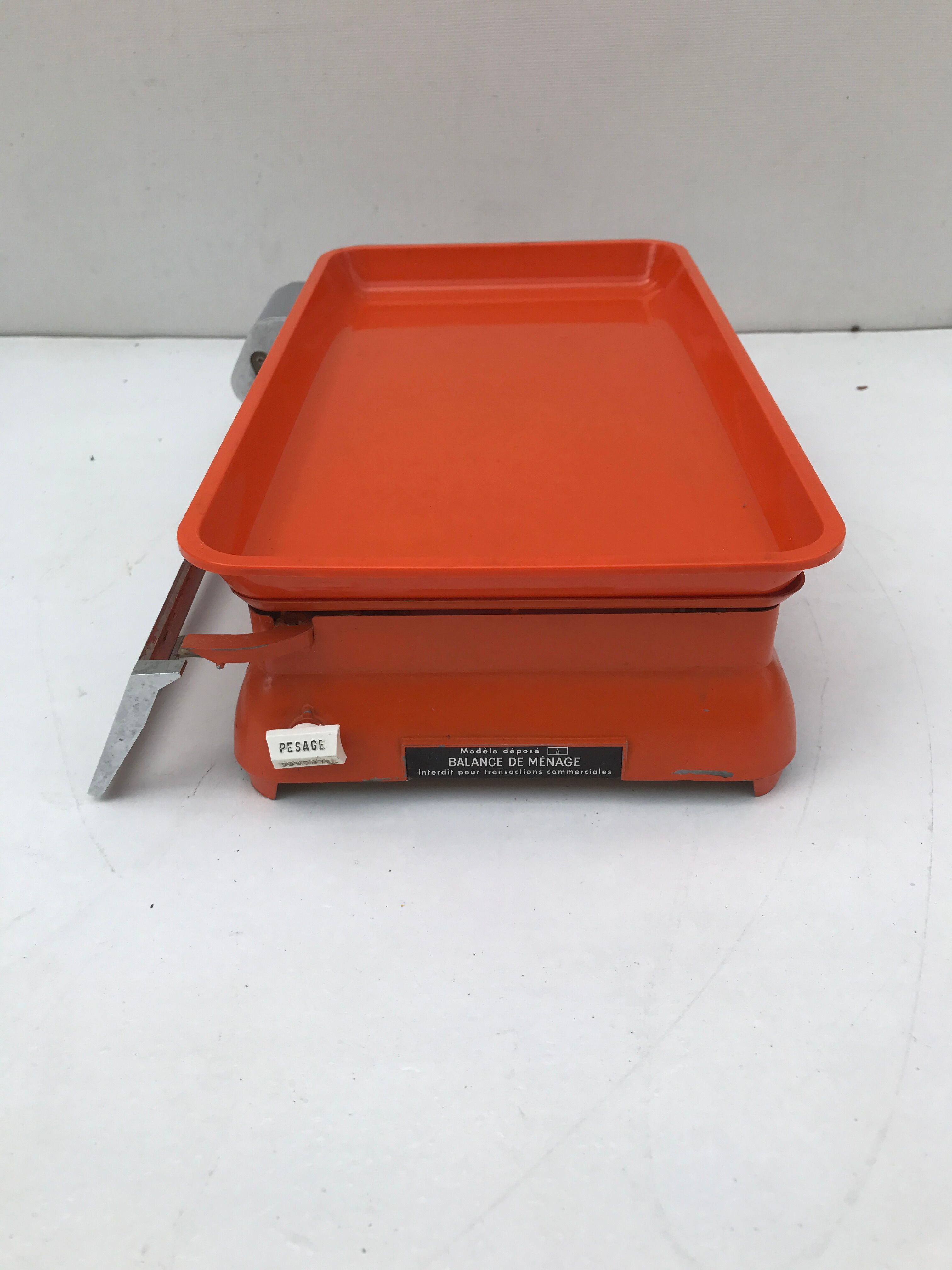 Kitchen scales Terraillon 10 vintage 70s orange metal kgs