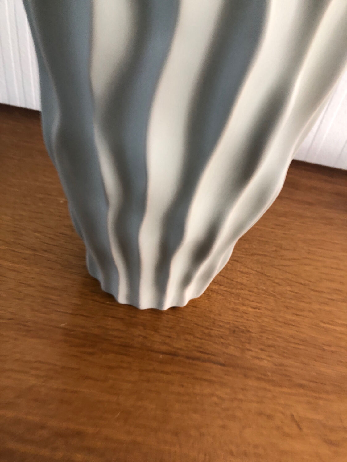 Grey/green ceramic vase