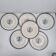 6 assiettes plate terre de fer luneville