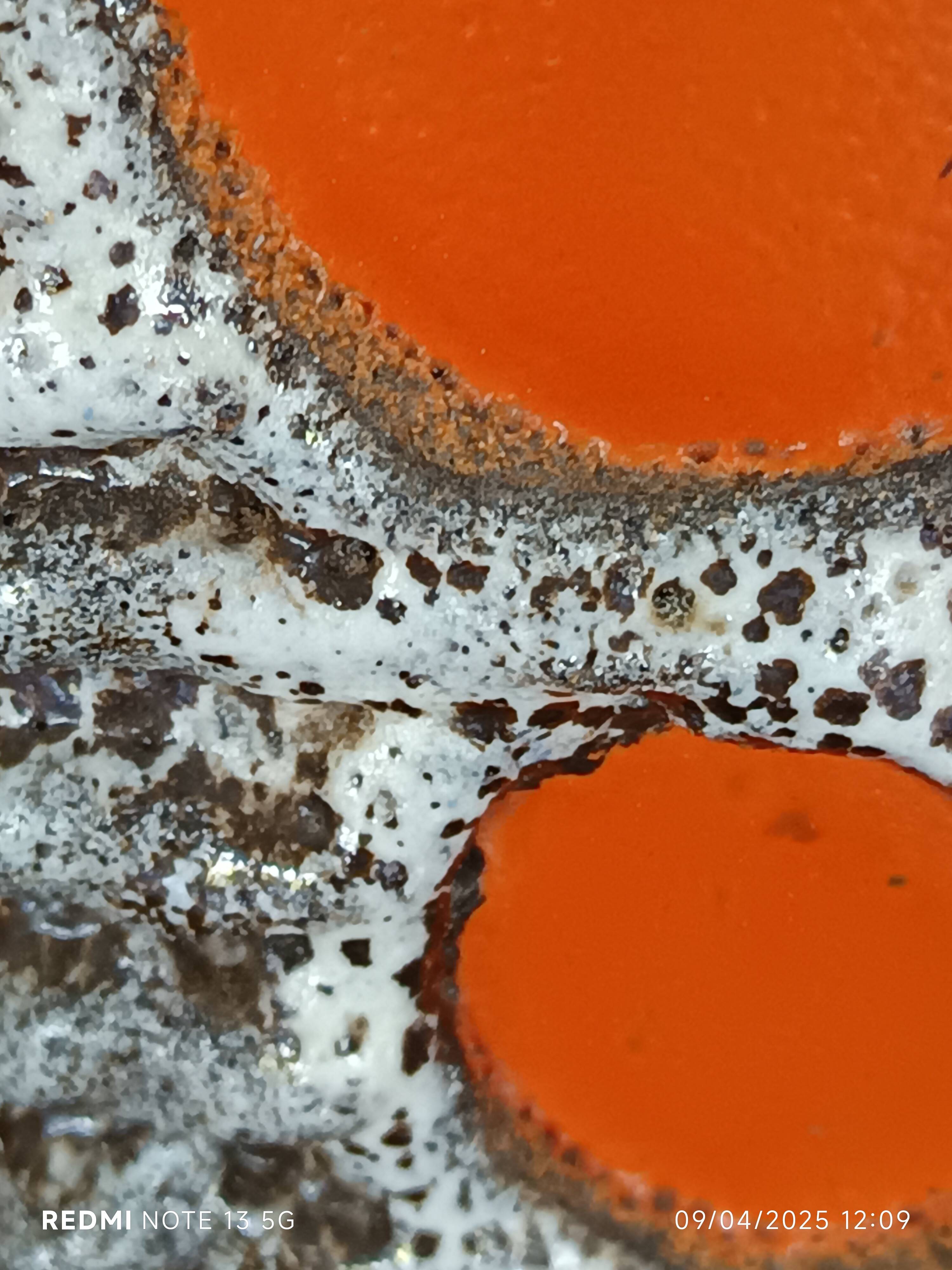 Strehla fat lava vase 1960/1970 ceramic