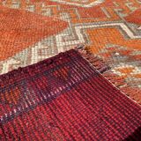 Traditional vintage kurdish herki rug