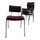 Lot of stackable 1970s chairs