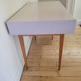 Desk with compass legs circa 1970