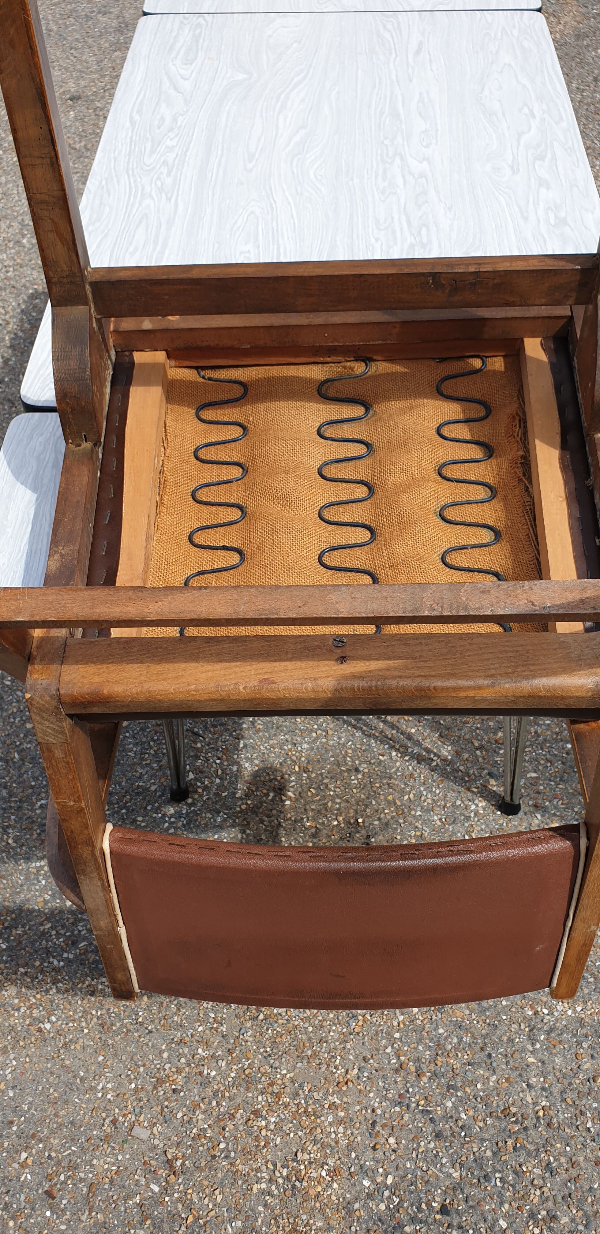 Bridge armchair year 50