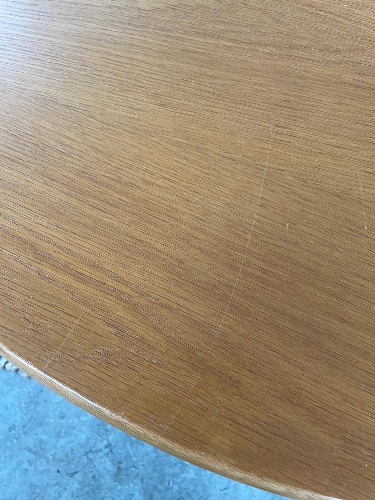 Oak dining table, Sweden, 1960