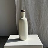 White English liqueur bottle with brown cap H27.5
