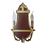 Applique double avec miroir