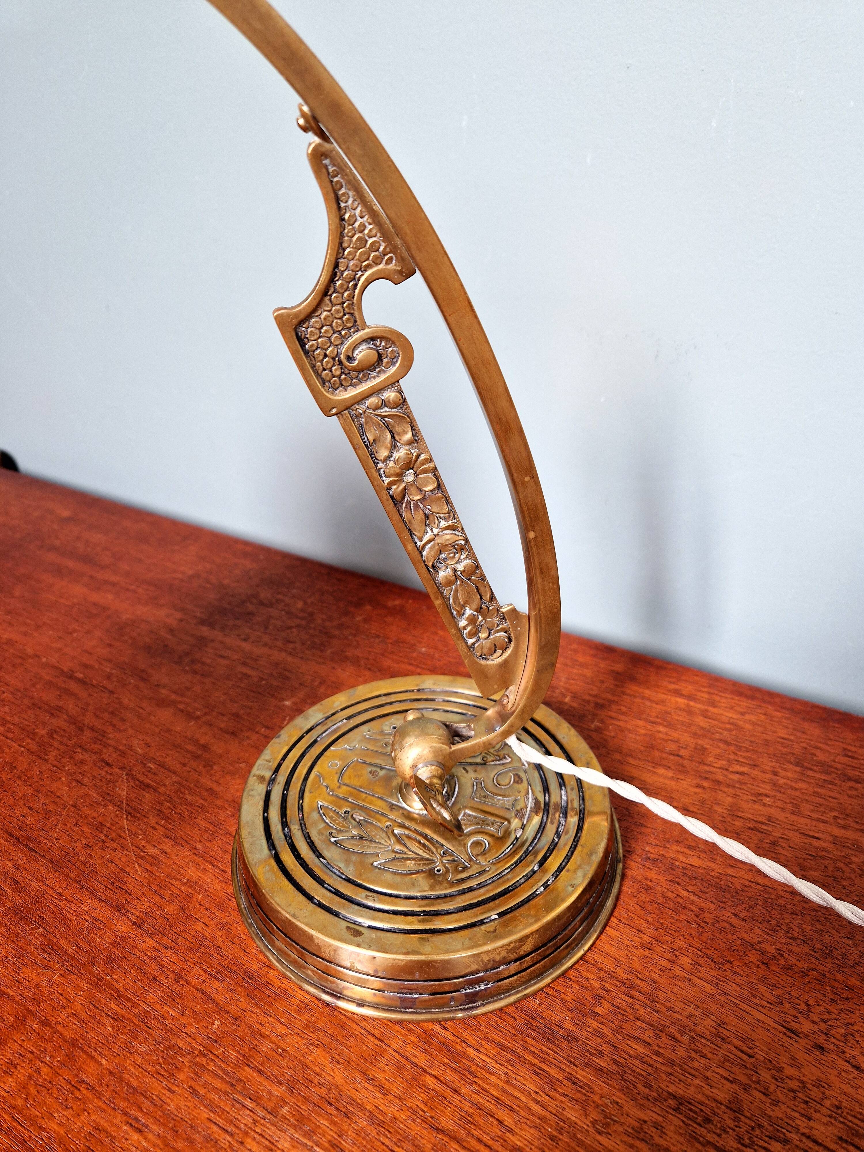Parisian Art Nouveau Lamp, 1910s