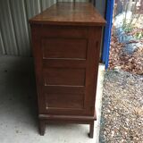 Vintage René Gabriel buffet in oak called disaster victims (reconstruction)