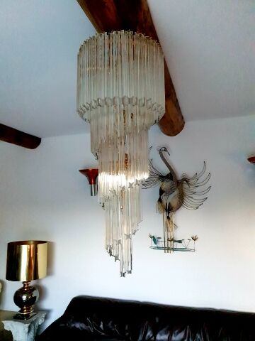 Paolo Venini waterfall chandelier