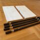 1980s White Marble Rectangular Coffee Table Postmodern Glass