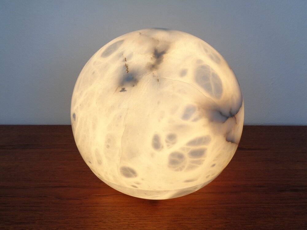 Marble Table Ball Lamp, 1960s